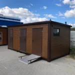 Sandwichpaneel-Container mit Sanitärraum & barrierefreiem WC – 6,00 × 3,00 m – Bild 8