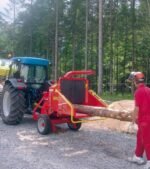 Caravaggi CIPPO 25T Zapfwellen-Holzhäcksler – Profi-Häcksler Ø250 mm