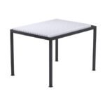 Bioklimatische freistehende Pergola Génova 4 × 3 m Grau mit weißen Lamellen – Bild 11