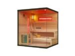 Wellnessraum für Ihr Zuhause: Finnische Sauna mit elegantem Design und therapeutischem Nutzen, mit LED-Beleuchtung – Bild 2