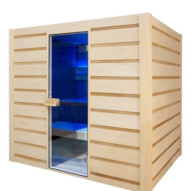 media-1-14.jpeg Finnische Sauna Eccolo für 6 Personen mit LED-Beleuchtung – Bild 1
