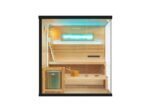 Wellnessraum für Ihr Zuhause: Finnische Sauna mit elegantem Design und therapeutischem Nutzen, mit LED-Beleuchtung – Bild 3