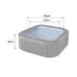 Aufblasbarer Spa TEKAPO quadratisch für 6 Personen – Bild 4