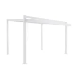 Aluminium-Pergola Odyssea, weiß, 319×380 cm – Bild 6