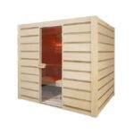 Finnische Sauna Eccolo für 6 Personen mit LED-Beleuchtung – Bild 7