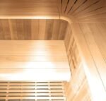 Finnische Sauna Eccolo für 6 Personen mit LED-Beleuchtung – Bild 2