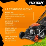 Benzinrasenmäher – FUXTEC RM5396EsPRO, selbstfahrend, Elektrostart, 53 cm Schnittbreite, 196 cm³ – Bild 5