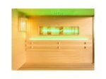 Wellnessraum für Ihr Zuhause: Finnische Sauna mit elegantem Design und therapeutischem Nutzen, mit LED-Beleuchtung – Bild 5