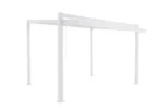 Aluminium-Pergola Odyssea, weiß, 319×380 cm – Bild 4