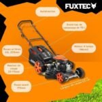 Benzinrasenmäher – FUXTEC RM5396, selbstfahrend, 4-Takt-Motor 196 cm³, 53 cm Schnittbreite, Mulchfunktion – Bild 4