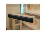 Wellnessraum für Ihr Zuhause: Finnische Sauna mit elegantem Design und therapeutischem Nutzen, mit LED-Beleuchtung – Bild 8