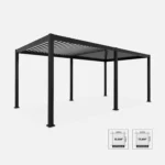 Bioklimatische Pergola 3×6 m aus Aluminium – Bild 8