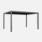 Bioklimatische Pergola 3 × 4 m aus Aluminium und Stahl + 4-m-Sonnensegel – Bild 5