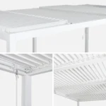 Bioklimatische Aluminium–Stahl-Pergola mit verstellbaren Lamellen 6x3 m Palace – Bild 3