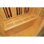 Infrarotsauna mit Carbon- und Vollspektralstrahlern Vertical Black 2450 W, 3 Sitzplätze – SNÖ – Bild 9