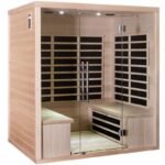 Infrarotsauna mit Carbonpaneelen 3200 W LUXE für 4 Personen – SNÖ