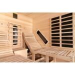 Infrarotsauna LOUNGE für 2 Personen mit Carbon- und Keramikpaneelen 3300 W – Snö – Bild 3