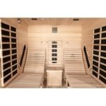 Infrarotsauna LOUNGE für 2 Personen mit Carbon- und Keramikpaneelen 3300 W – Snö – Bild 8
