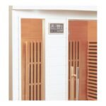 Infrarotsauna mit Carbonpaneelen, Weiß, 2600 W, 4 Sitze SNÖ – Bild 8