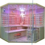 Hybridsauna LUXE für 5 Personen mit Infrarot 3500 W + SAWO-Ofen 9000 W – SNÖ – Bild 3