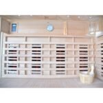 Hybridsauna LUXE für 5 Personen mit Infrarot 3500 W + SAWO-Ofen 9000 W – SNÖ – Bild 21