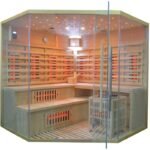 Hybridsauna LUXE für 5 Personen mit Infrarot 3500 W + SAWO-Ofen 9000 W – SNÖ – Bild 10