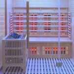 Hybridsauna LUXE für 3 Personen mit Infrarot 2800 W + SAWO-Ofen 6000 W – SNÖ – Bild 5