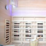 Hybridsauna LUXE für 3 Personen mit Infrarot 2800 W + SAWO-Ofen 6000 W – SNÖ – Bild 18