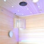 Hybridsauna LUXE für 3 Personen mit Infrarot 2800 W + SAWO-Ofen 6000 W – SNÖ – Bild 2