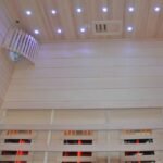 Hybridsauna LUXE für 3 Personen mit Infrarot 2800 W + SAWO-Ofen 6000 W – SNÖ – Bild 9